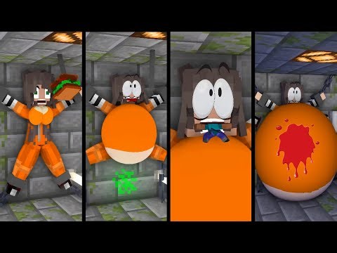 HELP Herobrine Escape From Stomach (Bones - Imagine Dragons) | Minecraft Funny Compilation