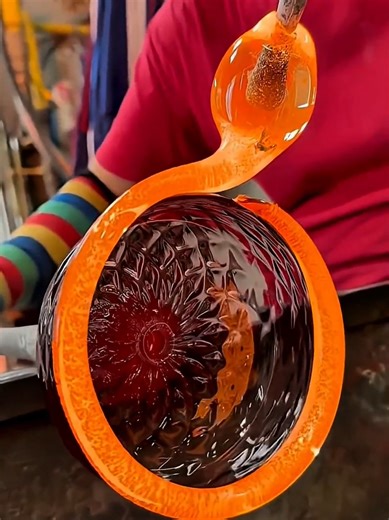 Transforming Molten Glass into Art: A Glass Blowing Journey