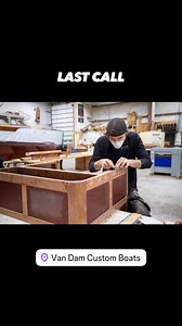 59 reactions · 3 comments | Significant progress is being made on our current build! Our craftspeople are diligently constructing and fitting the furniture for LAST CALL. Once we confirm the pieces are a perfect fit, they will be transferred to the Paint & Varnish department for staining and sealing. www.vandamboats.com | Van Dam Custom Boats | Facebook