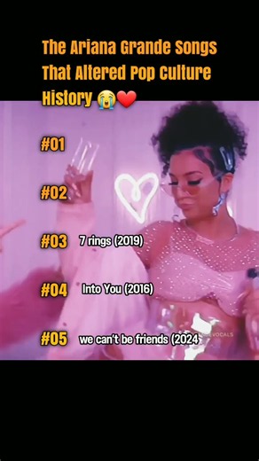 The Ariana Grande Songs That Altered Pop Culture History 😭❤️#shorts