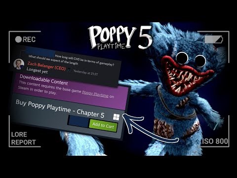 Poppy Playtime Chapter 5 - PRICE of the GAME and New Official MESSAGES by CEO of Mob Entertainment