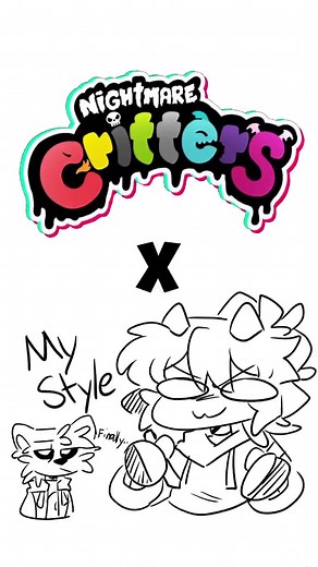 Nightmare Critters Animation Meme: Jamine Aki Artz Smiling Critters
