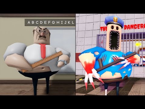 GREAT SCHOOL vs BARRY EXE (OBBY) ROBLOX GAMEPLAY