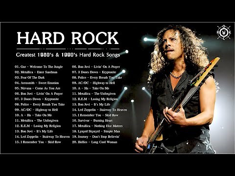 Greatest 1980's & 1990's Hard Rock Songs | Strong Rock Music 👆👆