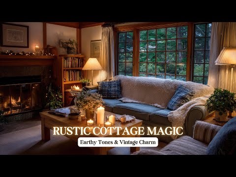 Cozy Rustic Cottage 2025: Earthy Tones & Timeless Vintage Decor for a Charming Home