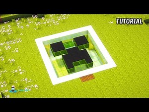 Minecraft: How To Build A Creeper Underground House! Tutorial