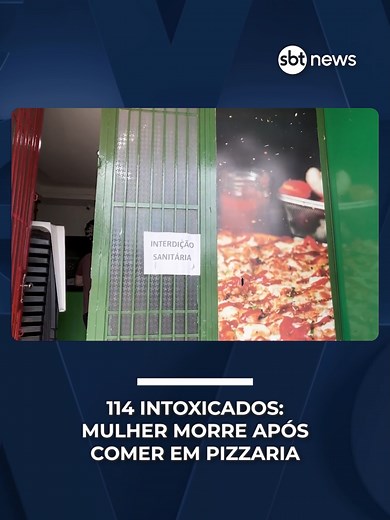 Intoxicação alimentar em pizzaria: 1 morte, 113 atendidos