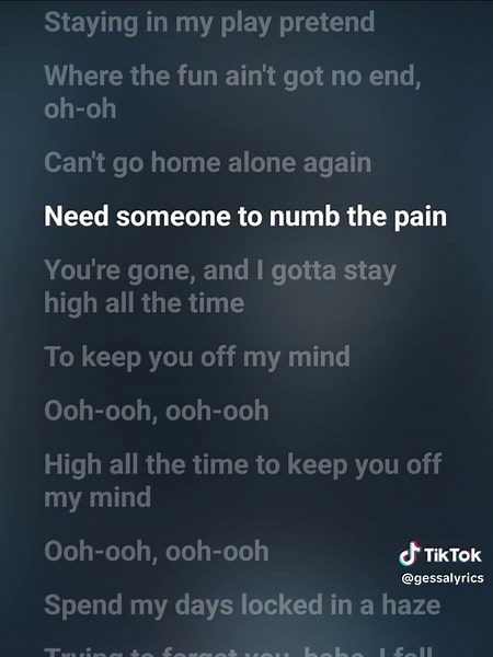 Lyrics of Habets - Keep You Off My Mind