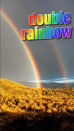 The Man Who Cried Over a Double Rainbow #memes