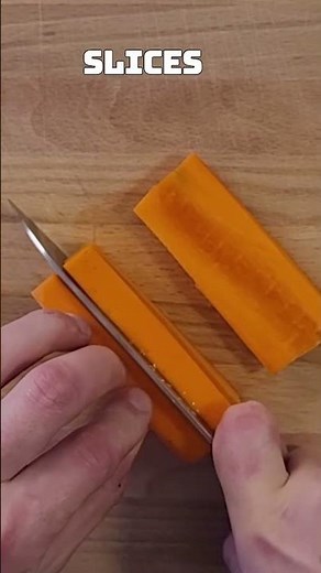 Cutting Carrots Correctly - Large Dice #shorts #cooking #knifeskills