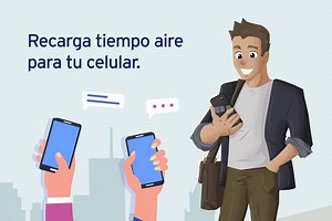 Transfer es la app que te permite recargar tiempo aire desde tu celular, además de consultar tu saldo. ¡Disfruta sus beneficios! Consulta términos y condiciones en: https://bit.ly/2E1bFKK | Banamex