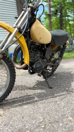 Lost in time all original 70s yz80 #atlanticoffroad #wedoitall #midatlantic4x4 #hancockmaryland #custom #wedabest #onestopshop #vintage #yamaha #yx80 #retro #ripper