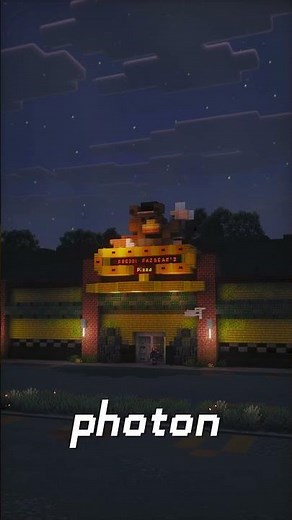 🎬 FREDDY FAZBEAR'S PIZZA | FNAF | SHADERS vs VANILLA ⛏️ #minecraft #minecraftbuilding