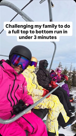 Nick, Whitney & Cashy Rowley on Instagram: "Speed and control challenge 🏂💨 We really got cookin there around the minute ten mark once we got some steeper slope to work with. I really love the shots when I got up beside Cashy and you could see the chatter of her board on the mountain and truly how fast we all were riding. This was a super fun challenge to test control at high speeds and everyone sent it! Now we need another challenge if anyone has any ideas. #snowboarding #speedmaster #rowleyad