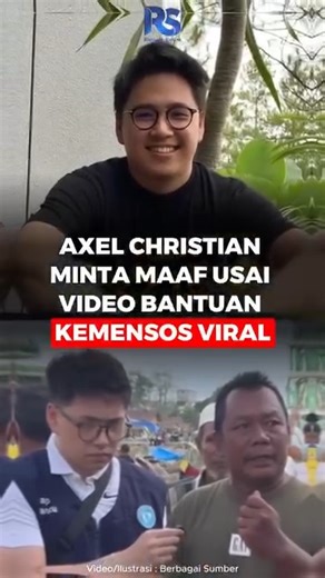 3.3K views | Nama Axel Christian mendadak ramai dibicarakan publik. Sebuah video bantuan dari Kemensos yang ia unggah justru menuai kontroversi. Axel pun akhirnya angkat bicara dan menyampaikan permintaan maaf secara terbuka. #axelchristian #kontenkreator #radarsukabumi | RADAR SUKABUMI | Facebook