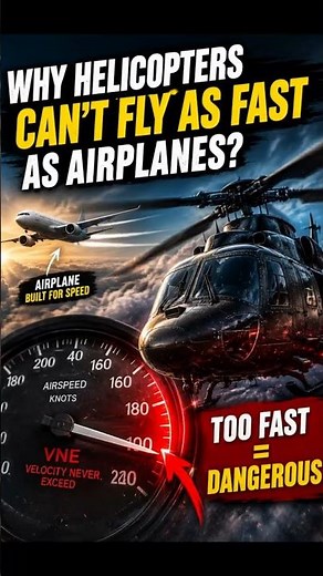 What happens if a helicopter flies too fast? 🚁 #physics #aviation #scary