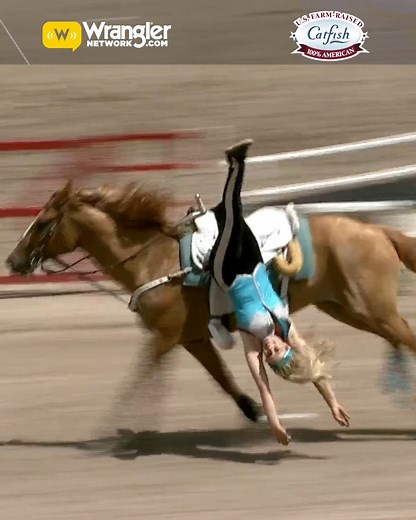 The talented Riata Ranch International Cowboy Girls entertained the crowds at the 2022 Cheyenne Frontier Days™. 🙌 | Wrangler Western