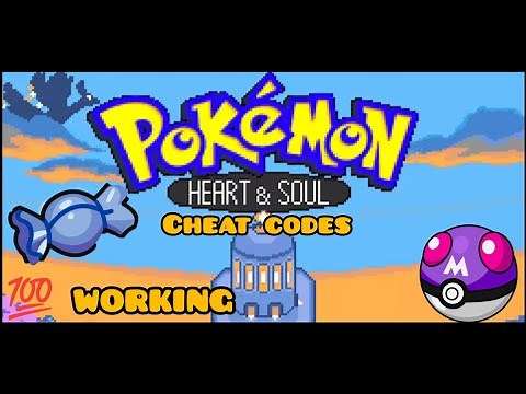 💯% working Rare Candy and Master Ball cheat codes in a single video|Pokemon heart and soul cheats 😎😎