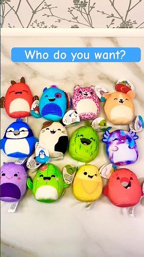 Which is ur fav? Squishmallows McDonalds Happy Meal 2025 Collection