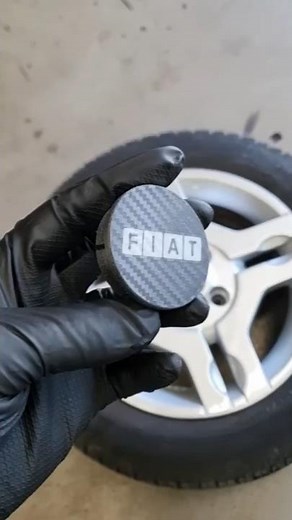 DIY 3D Printed Wheel Center Caps
