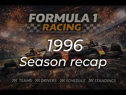 1996 F1 Recap: Hill vs Villeneuve — Williams Dominance & a Title Decided in Japan (1-Min)