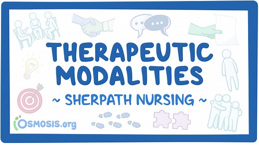 Therapeutic Modalities in Mental Health Care: Video, Causes, & Meaning | Osmosis