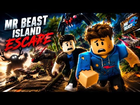 Mrbeast Island Escape | Full Video | Walkthrough And Ending | Roblox