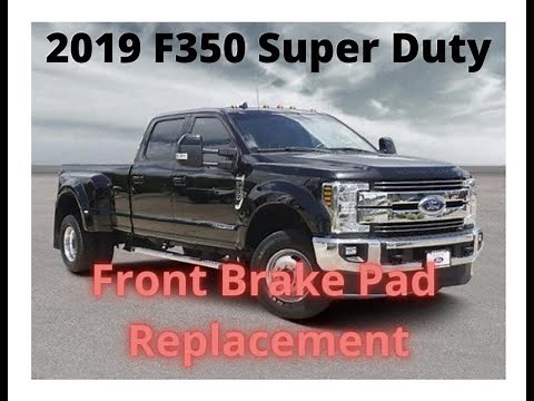 How to replace front brake pads on a 2017 - 2022 Ford F350 Super Duty