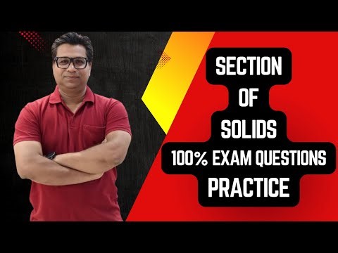 SECTION OF SOLIDS 🔥 | 100% Exam Questions | Engineering Drawing LIVE | Semester Exam 2026