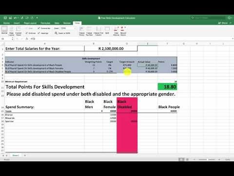 Skills Development Calculator