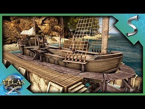 WE MADE A SHIP BUT ITS BROKEN! EXPLORING UNCHARTED ISLANDS FOR TREASURE MAPS - Atlas Adventures [E3]