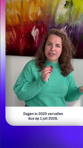 Wanneer vervallen vakantiedagen? #mkb #vakantie #verlof