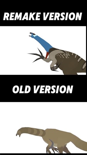 The sound that Therizinosaurus may have made..☠️ remake animation! #dinosaur #jurassicworld