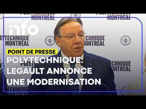 Polytechnique Montréal: François Legault annonce des travaux d'agrandissement