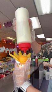 🥭Sweet Mangonada ☀️ Mango Italian ice topped with our delicious sweet cream!! (Same cream we use for our fresas con crema🍓) | Ice Ice Baby SA