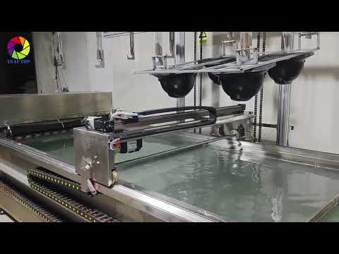 FULLY AUTOMATED Hydro Dipping Robot – Helmet Customization in Minutes! #hydrodipping #watertransfer