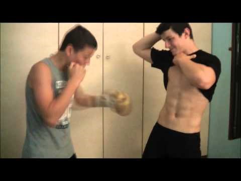 Slow Motion gut punching 1