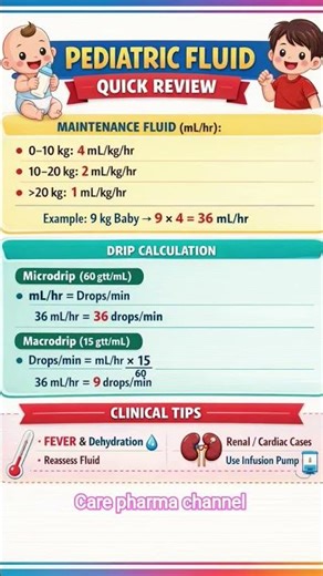 i v fluid calculation formula | drop calculation formula| #youtubeshorts #trending #viral #medical