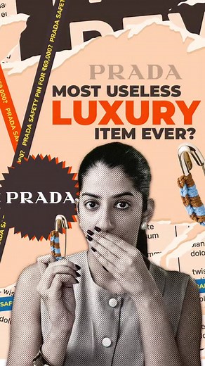 27 reactions · 4 comments | Fashion Ya Mazak? Prada Ka ₹69,000 Safety...