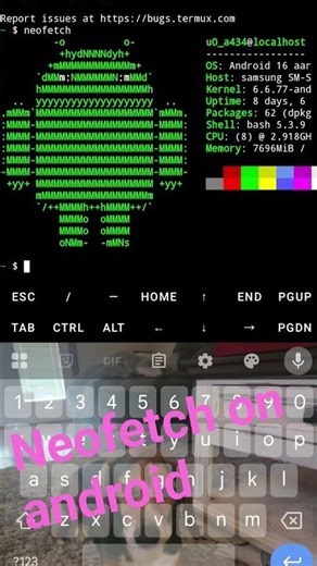 neofetch on android