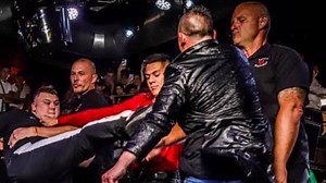 Ostudná tiskovka souboje influencerů: Vzduchem létaly nejen pěsti, ale i skleničky
