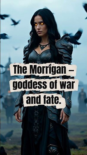 The Morrígan – Ireland’s Goddess of War 🐦‍⬛