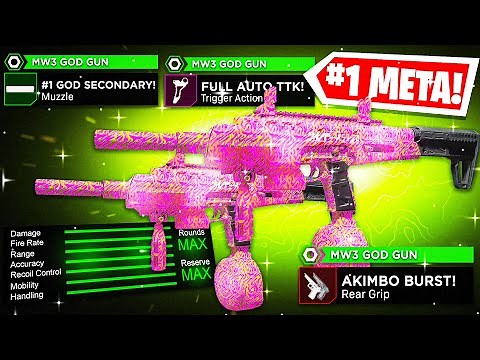 #1 BEST SECONDARY! *SECRET* AKIMBO RENETTI CLASS SETUP in MW3! (Best Renetti Loadout Modern Warfare