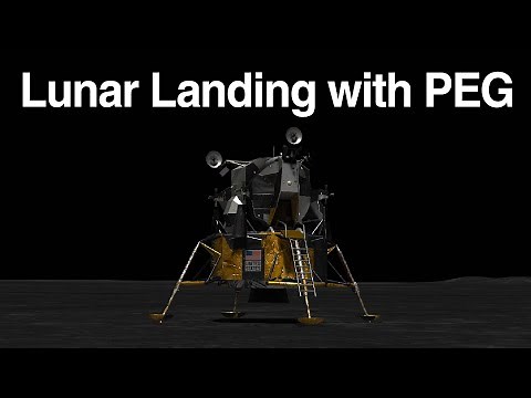 KSP - Lunar Landing with kOS and PEG