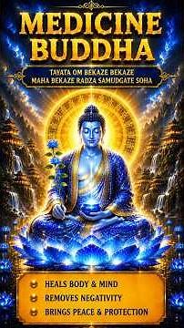 Medicine Buddha Mantra 💙 Powerful Buddhist Chant for Healing, Peace & Positive Energy #Shorts