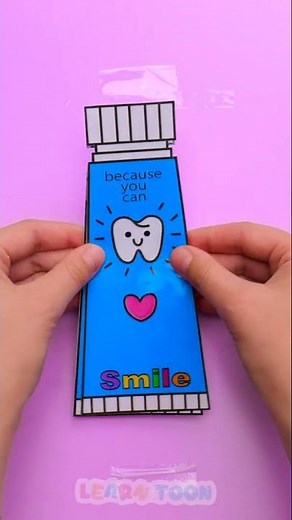 DIY TOOTHPASTE Squishy Toy 😁🪥 #toys #diy