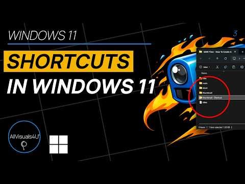 ⚡ Windows 11 Desktop Shortcut Tutorial — Create Shortcuts in Seconds