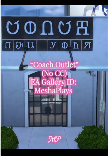 Coach Outlet in The Sims 4: Download Now!