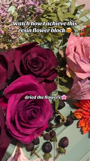 Flower Resin Block Tutorial: Preserve Your Blooms
