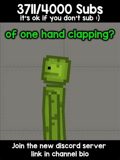 What is the sound of one hand clapping? #lyricsvideo #melonpg #funny #memes